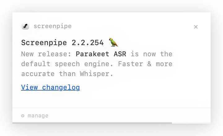 Native macOS notifications