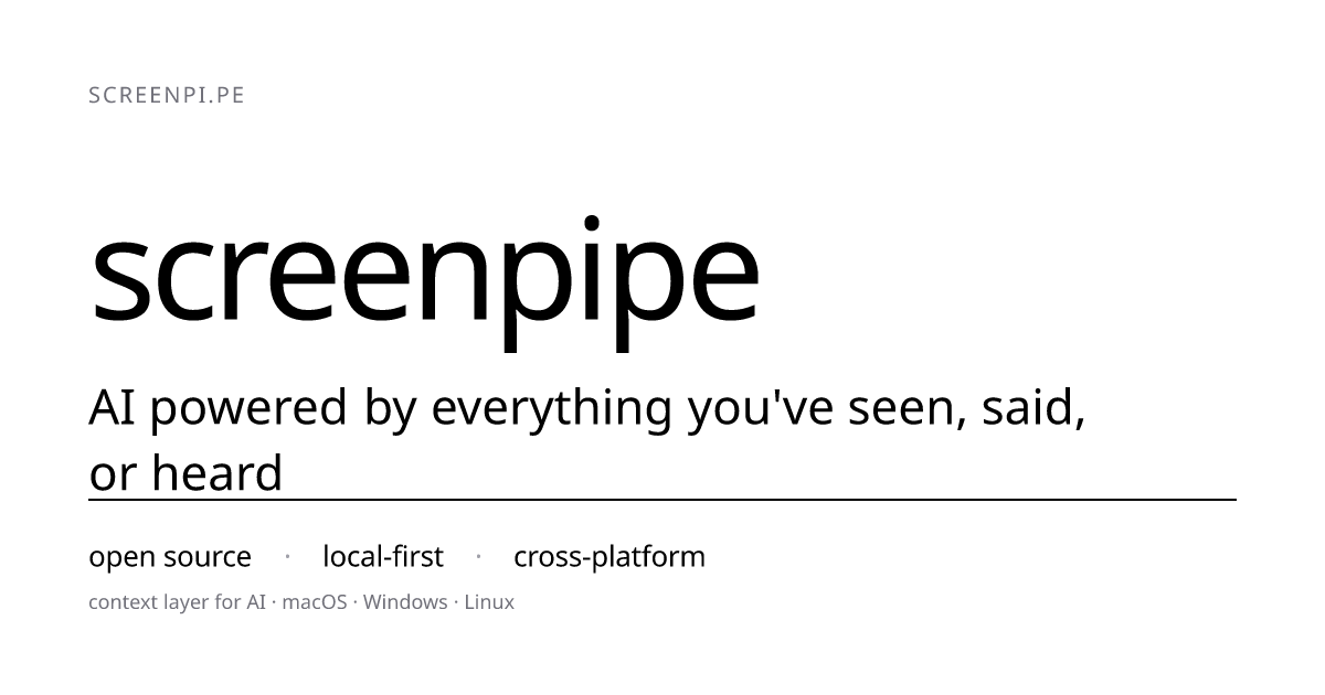 Screenpipe logo